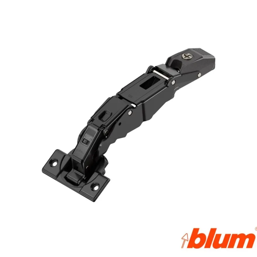 Bisagra recta BLUM Clip Top Ø35 mm. a 125ºpara grandes espesores y montajes específicos / Cierre Decelerante Blumotion