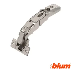 Bisagra recta Blum Clip Top Ø35 mm. a 155º para despenseros y montajes específicos. Cierre ESTÁNDAR.