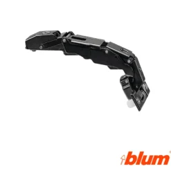 Bisagra recta Blum Clip Top Ø35 mm. a 155º para despenseros y montajes específicos. Cierre decelerante BLUMOTION.