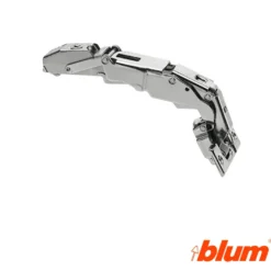 Bisagra recta Blum Clip Top Ø35 mm. a 155º para despenseros y montajes específicos. Cierre decelerante BLUMOTION.