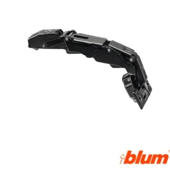 Bisagra recta Blum Clip Top Ø35 mm. a 155º para despenseros y montajes específicos. Cierre decelerante BLUMOTION.