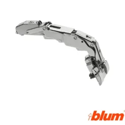 Bisagra recta Blum Clip Top Ø35 mm. a 155º para despenseros y montajes específicos. Cierre decelerante BLUMOTION.