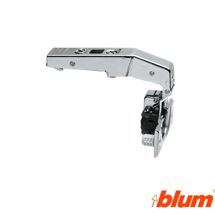 Bisagra recta Blum Clip Top Ø35 mm. Contradocodo a 95º para rincones falsos con cierre decelerante BLUMOTION