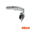 Bisagra recta de blum ø35mm. contracodo para rincones falsos. Apertura por expulsión TIP-ON.