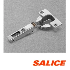 Bisagra Salice Recta de Ø40 mm. para grandes espesores o molduras. Apertura 94º