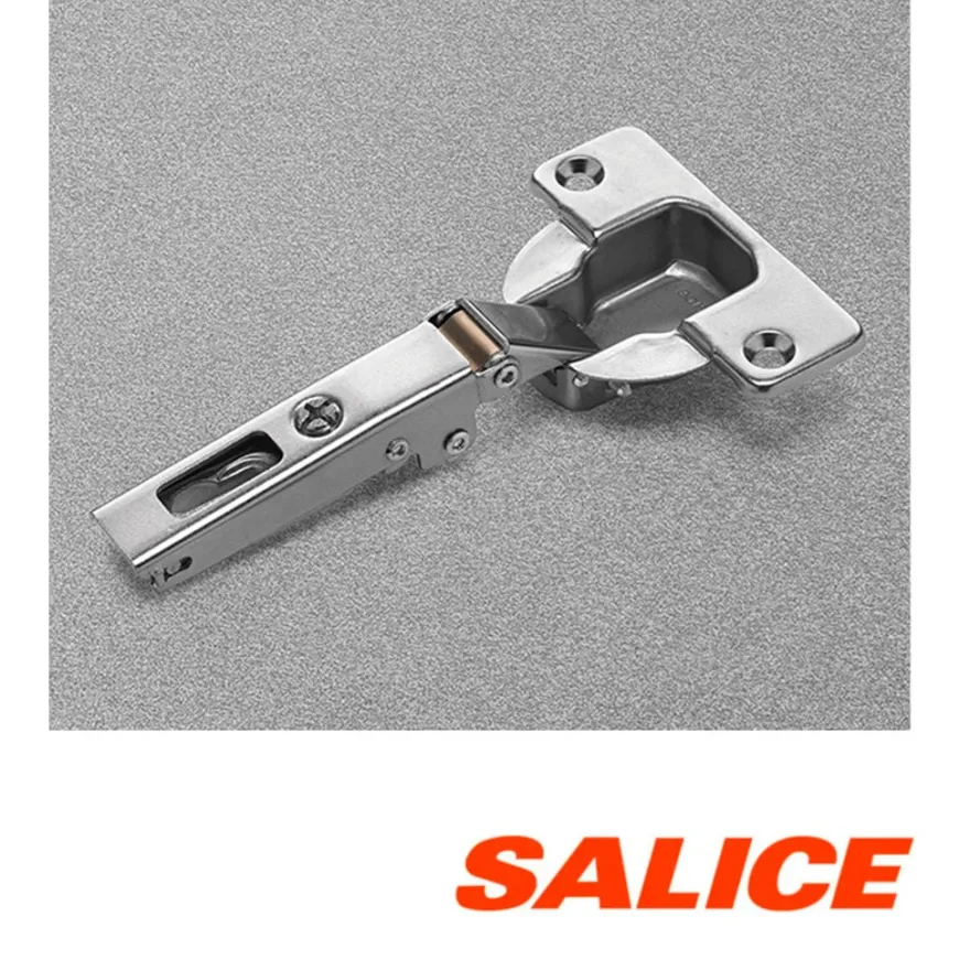 Bisagra Salice Recta de Ø40 mm. para grandes espesores o molduras. Apertura 94º