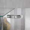 Bisagras Blum Cristallo. Apertura 110º para cuerpos y puertas de cristal. Cierre decelerante BLUMOTION.