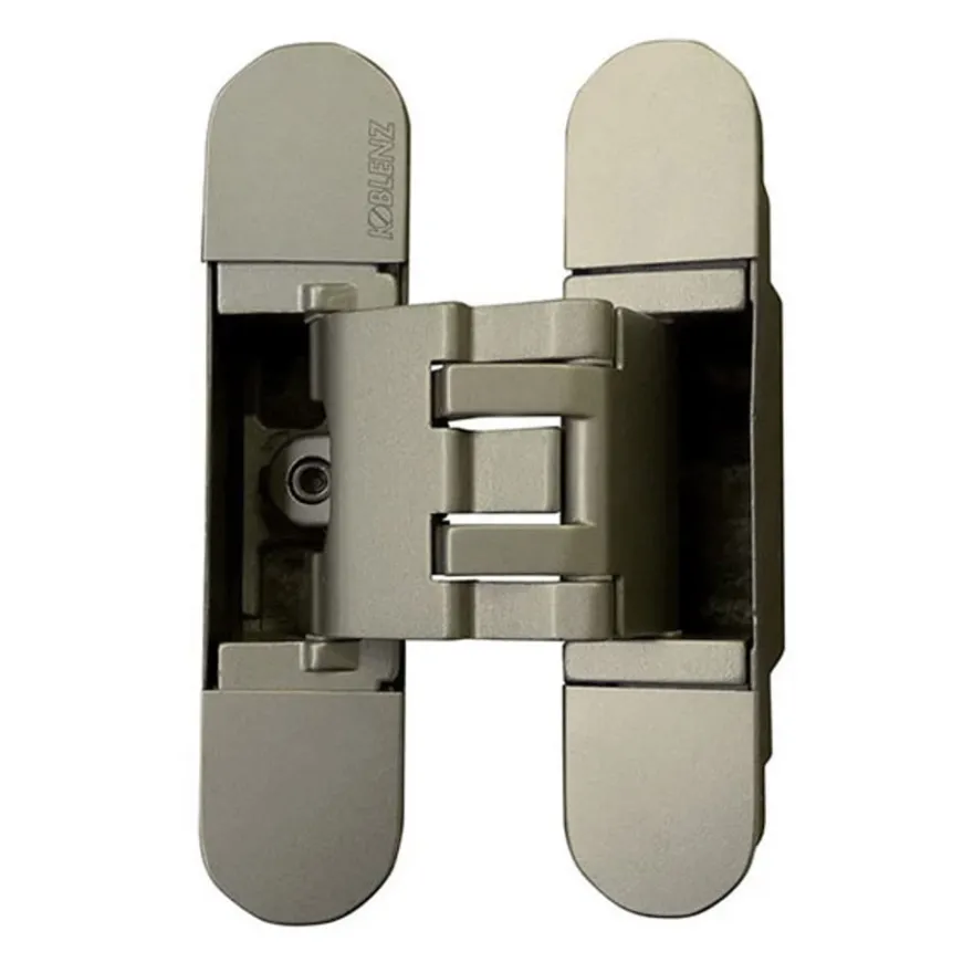 Bisagras KUBIKUADRA K-3000- Con 5 pivotes regulables sobre 3 ejes de 60Kg. Apertura 160º puertas solapadas