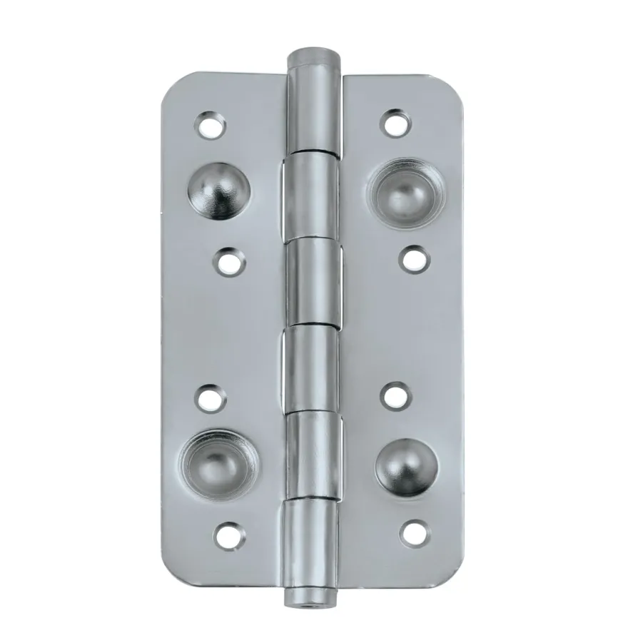 Bisagras para puertas blindadas de pala REDONDA y remate corto
