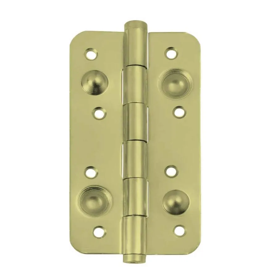 Bisagras para puertas blindadas de pala REDONDA y remate corto