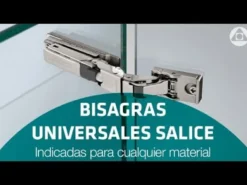 Bisagras Salice universal Serie B Apertura 110º