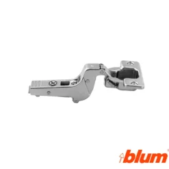 Bisagra superacodada Blum Clip Top Ø35 mm. de 95º para grandes espesores y molduras. Apertura Estándar.
