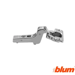 Bisagra superacodada Blum Clip Top Ø35 mm. a 107º para costados de 16 mm. Apertura Estándar.
