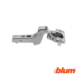 Bisagra superacodada Blum Clip Top Ø35 mm. a 107º para costados de 16 mm. Apertura Estándar.