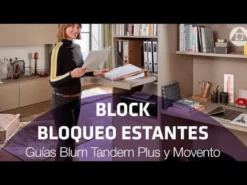 BLOCK - Inmovilizador de estantes Blum