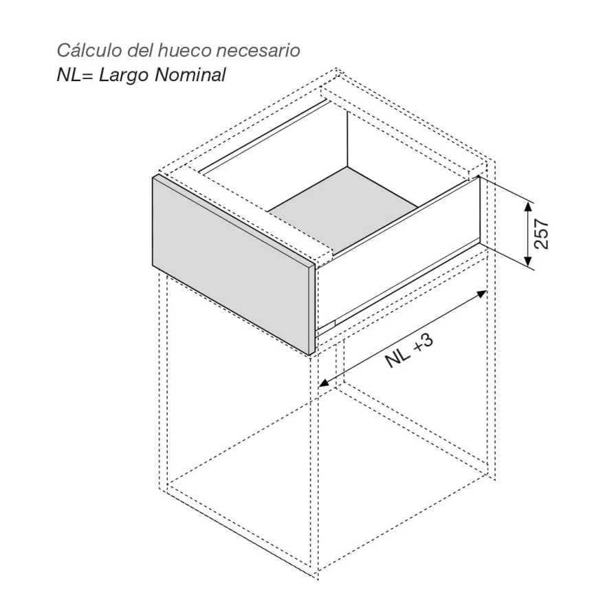 Blum cajones cocina Legrabox Pure altura F