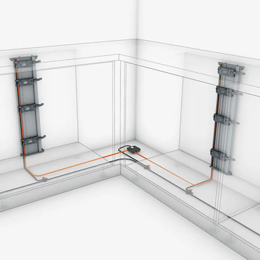 Blum COMBOX - Sistema anticolisión servo-drive para cajones en esquina