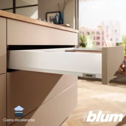 Blum MERIVOBOX - Perfiles metálicos M para cajones h=83 mm.