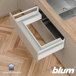 Blum MERIVOBOX – Perfiles metálicos para cajón bajo fregadero