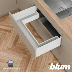Blum MERIVOBOX – Perfiles metálicos para cajón bajo fregadero