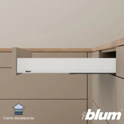 Blum MERIVOBOX - Perfiles metálicos N para cajones h=60,5 mm.