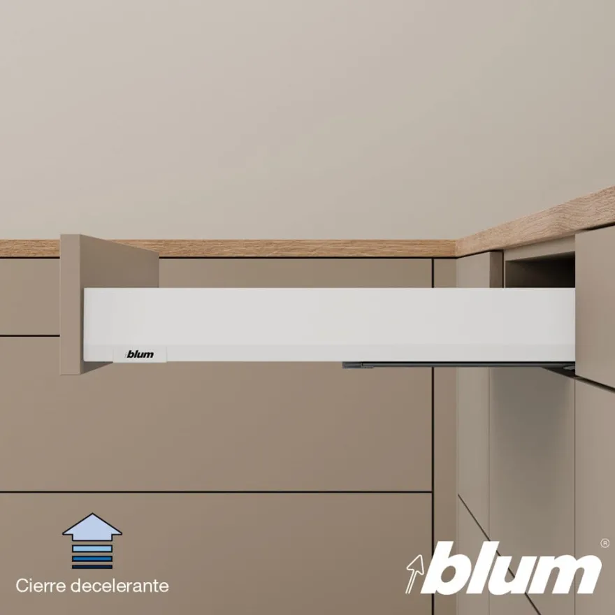 Blum MERIVOBOX - Perfiles metálicos N para cajones h=60,5 mm.