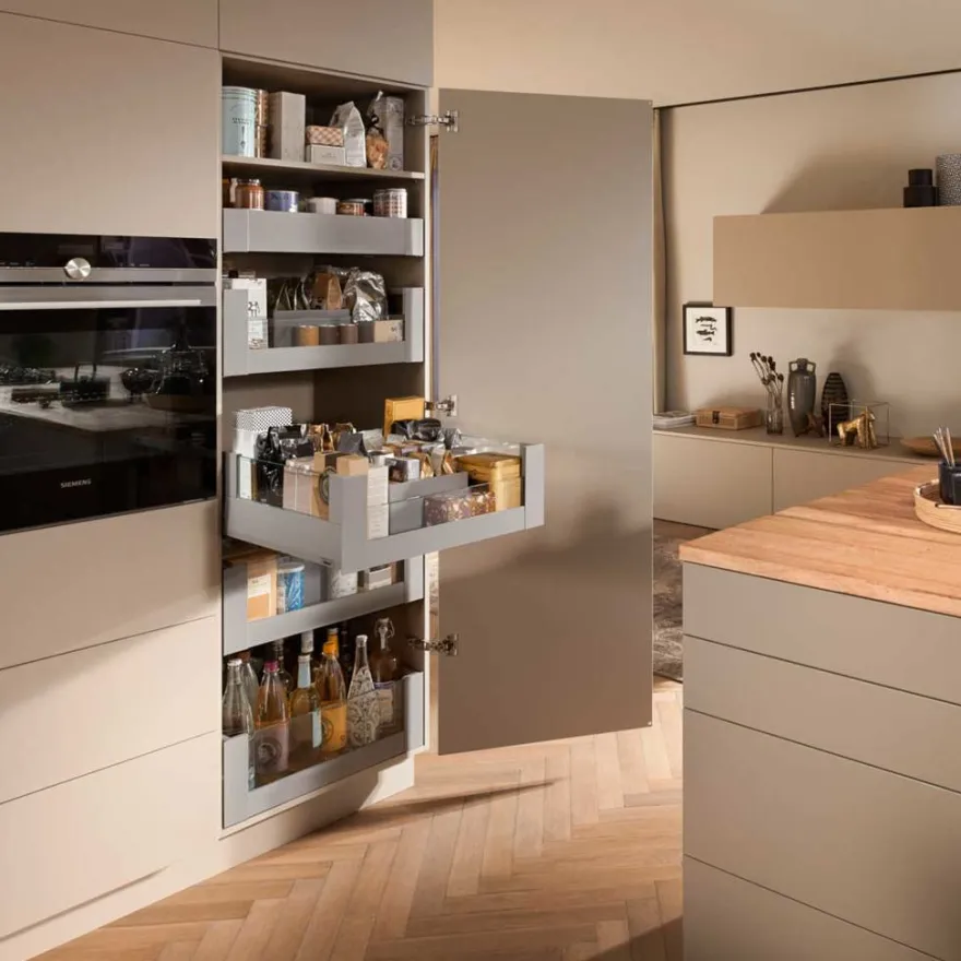 Blum MERIVOBOX Space Tower - Set piezas para frentes y lateral de cristal