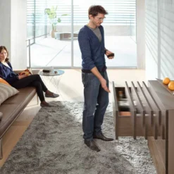 Blum MOVENTO - Guías de extracción total para cajones de madera con cierre amortiguado BLUMOTION