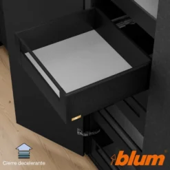 BLUM MYLEGRABOX – Perfiles metálicos C para cajón interior con tirador h=177