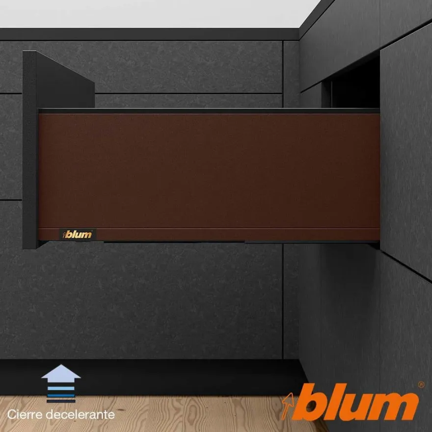 BLUM MYLEGRABOX – Perfiles metálicos C para cajones h=177