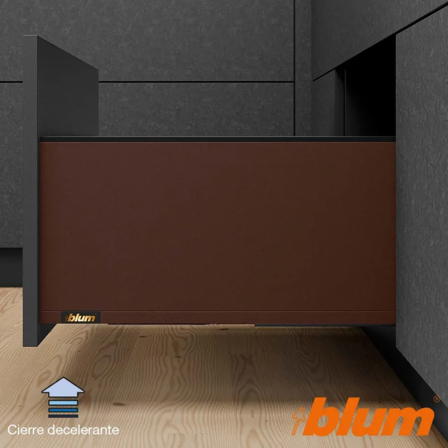 BLUM MYLEGRABOX – Perfiles metálicos F para cajones h=241