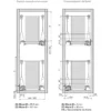Blum SPACE TWIN TANDEMBOX ANTARO - Botellero para armarios bajos
