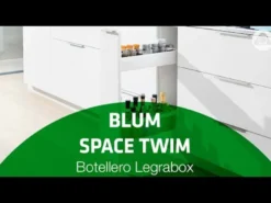 Blum SPACE TWIN TANDEMBOX ANTARO - Botellero para armarios bajos