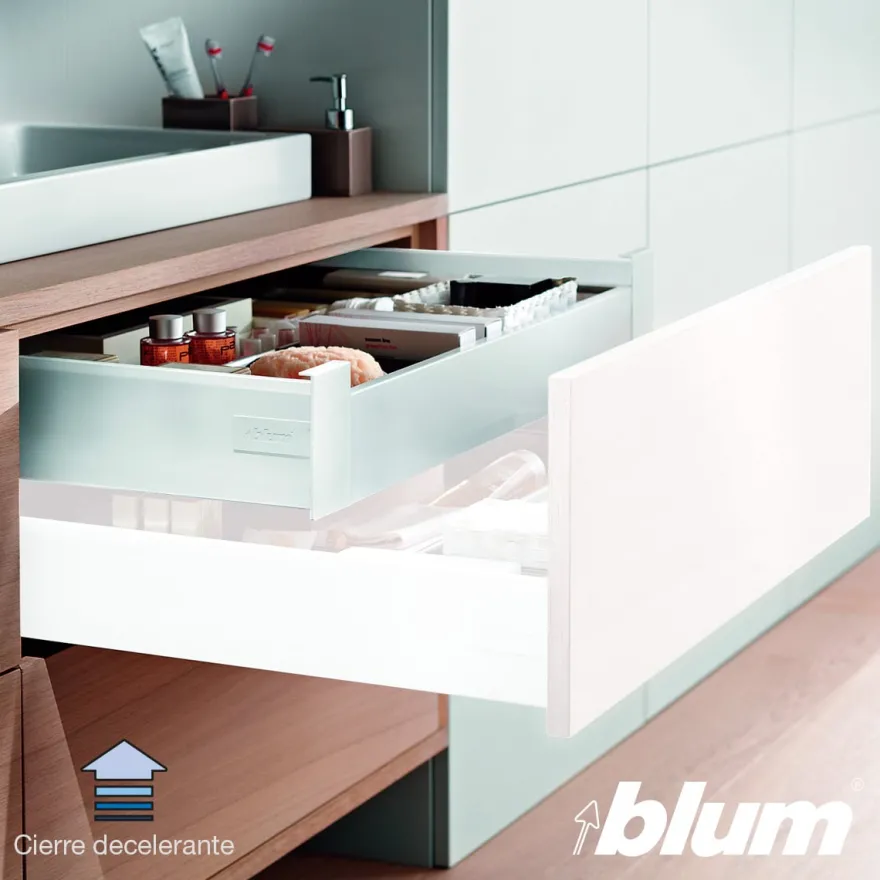 BLUM Tandembox Antaro - Kit completo cajón interior con cierre decelerante BLUMOTION - Perfil K=115,6 mm. - Máx. 30 Kg.