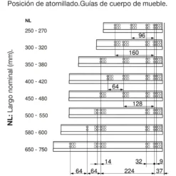 Blum TANDEM PLUS - Guía de extracción TOTAL con apertura por expulsión TIP-ON