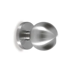 BOLA - Pomo para puerta de entrada en acero inox