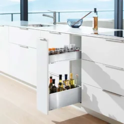 Botellero para módulos bajos estrechos Blum SPACE TWIN Legrabox