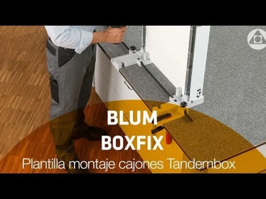 Boxfix - Plantilla manual para montaje de cajones Blum Tandembox