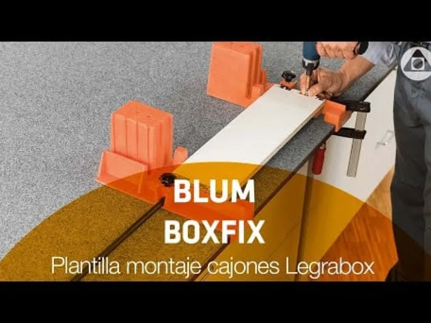 Boxfix - Plantilla para montaje cajones Blum Legrabox