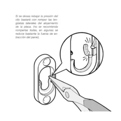 BUTTON-FIX - Costados hasta 100 Kg aprox.