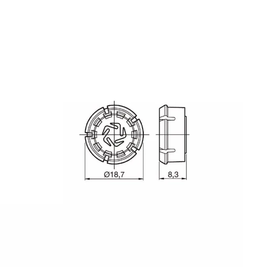 BUTTON-FIX - Fijación por presión hasta 60 Kg. sin franquicia
