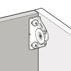 BUTTON-FIX - Ángulo 90º hasta 80 Kg aprox. 