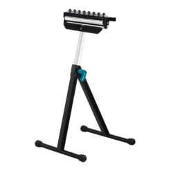 Caballete plegable de apoyo con rodillo
