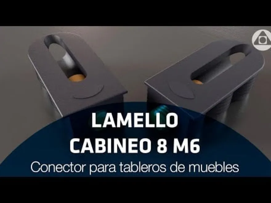 CABINEO 8 - Ensamble de conexión entre tableros Lamello