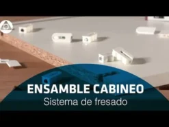 CABINEO 8 - Ensamble de conexión entre tableros Lamello
