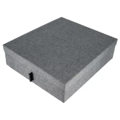 Caja de tela con tapa para organización ANTRACITA