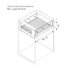 Cajón interior Blum Legrabox Free perfil C