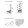 Cajón interior Legrabox Pure Blum perfil K