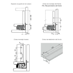 Cajón Legrabox Pure de Blum altura K