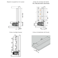 Cajones Blum Legrabox Free altura C